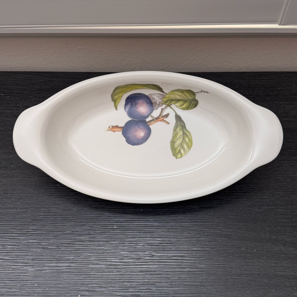 NEW Villeroy & Boch Cascara 15” Vilbofour Plum Fine China Serving Dish